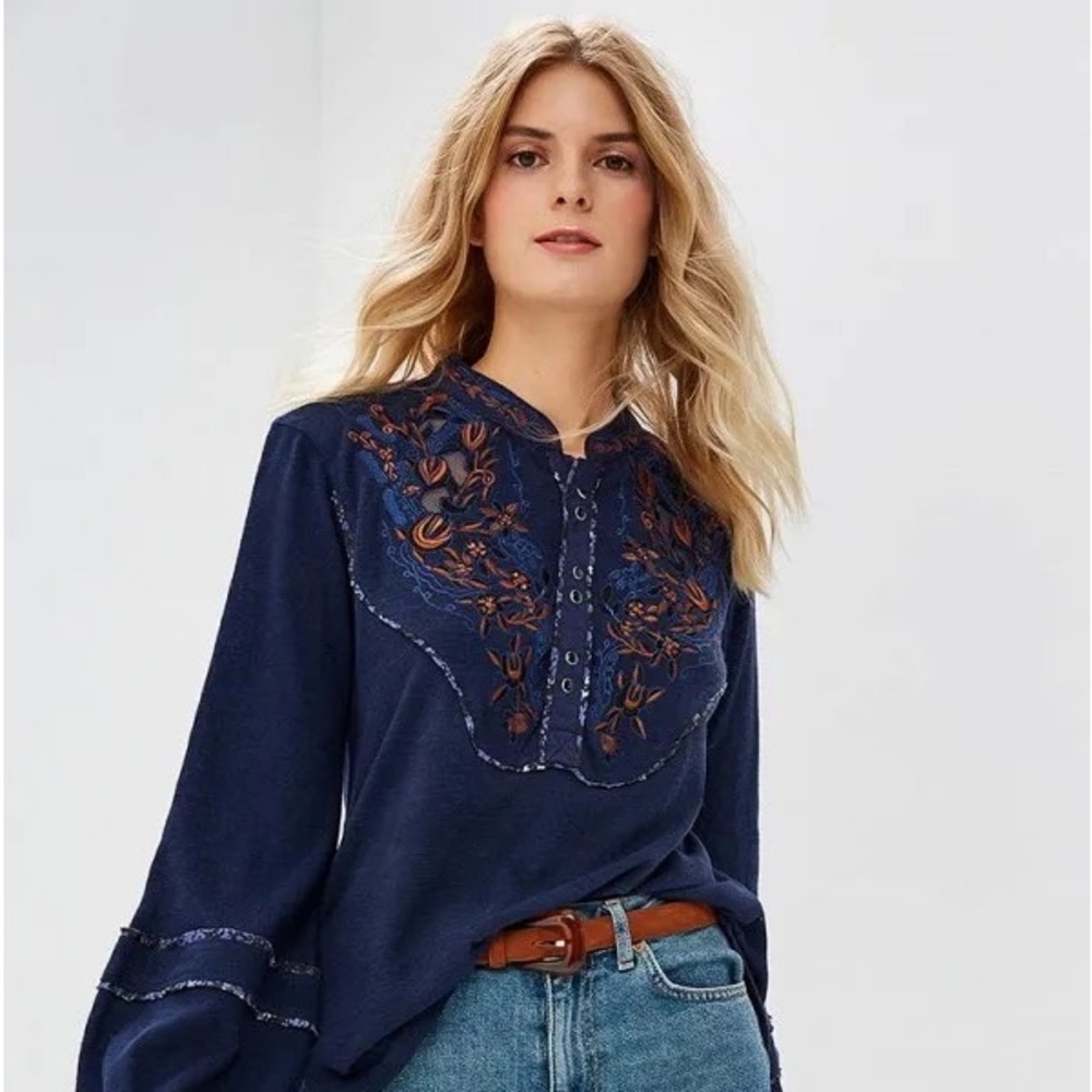 Free People Sundance Western Top - Picture 8 of 10